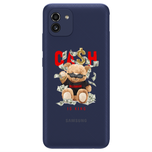 Samsung A03 Cash is king Transparent Silicone TPU Θήκη