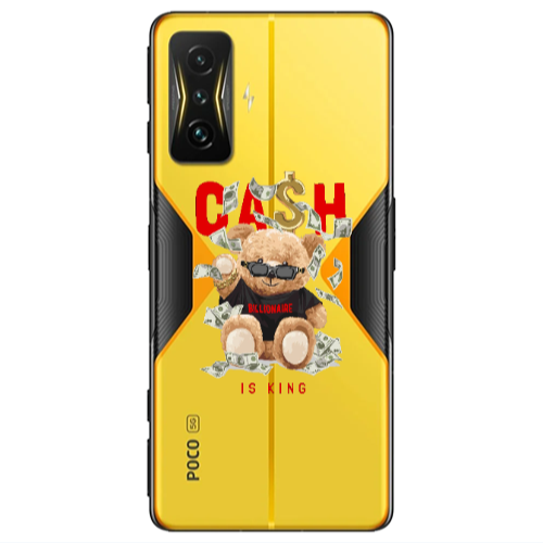 Xiaomi Poco F4 Gt Cash is king Transparent Silicone TPU Θήκη