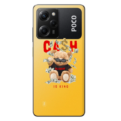 Xiaomi Poco X5 Pro Cash is king Transparent Silicone TPU Θήκη