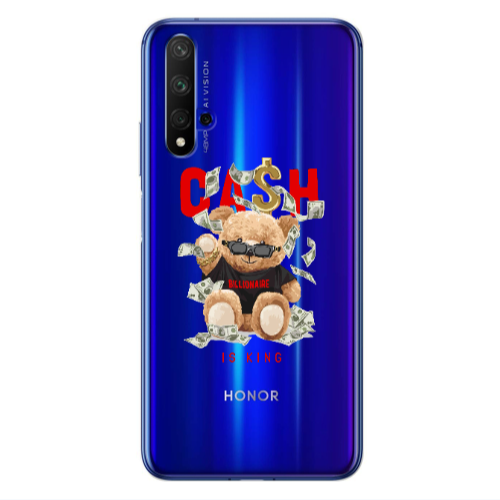 Huawei Nova 5 T Cash is king Transparent Silicone TPU Θήκη