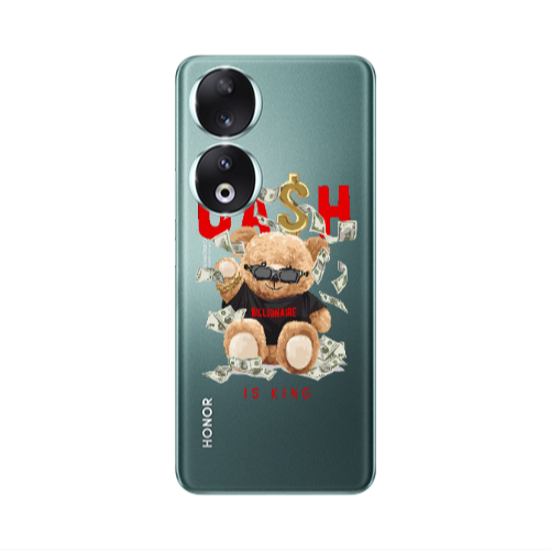 Honor 90 5G Cash is king Transparent Silicone TPU Θήκη