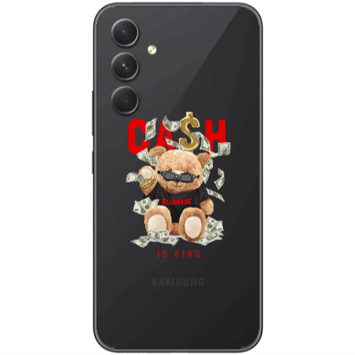 Samsung Galaxy A25 Cash is king Transparent Silicone TPU Θήκη