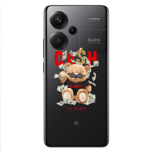 Xiaomi Redmi Note 13 Pro+ 5G  Cash is king Transparent Silicone TPU Θήκη