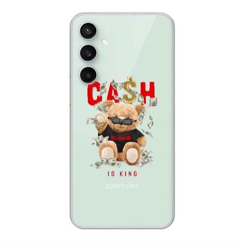 Samsung S24 Plus Cash is king Transparent Silicone TPU Θήκη