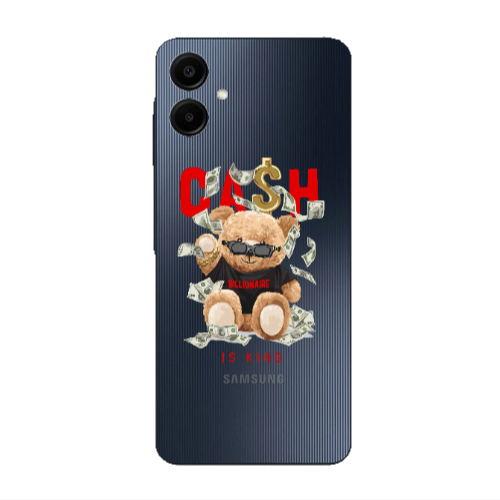 Samsung A06 Cash is king Transparent Silicone TPU Θήκη