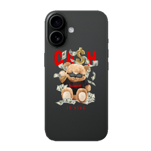 Apple Iphone 16 Cash is king Transparent Silicone TPU Θήκη