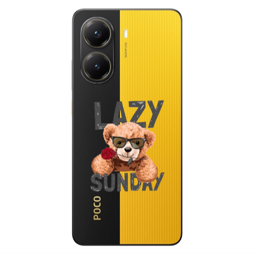 Xiaomi Poco X7 Pro Lazy sunday Transparent Silicone TPU Θήκη