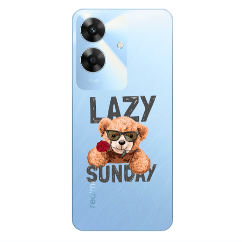 Realme Note 60 Lazy sunday Transparent Silicone TPU Θήκη
