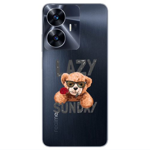 Realme Note 50 Lazy sunday Transparent Silicone TPU Θήκη