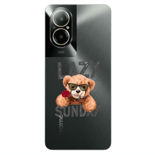 Realme C67 Lazy sunday Transparent Silicone TPU Θήκη