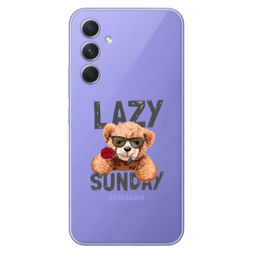 Samsung A36 Lazy sunday Transparent Silicone TPU Θήκη