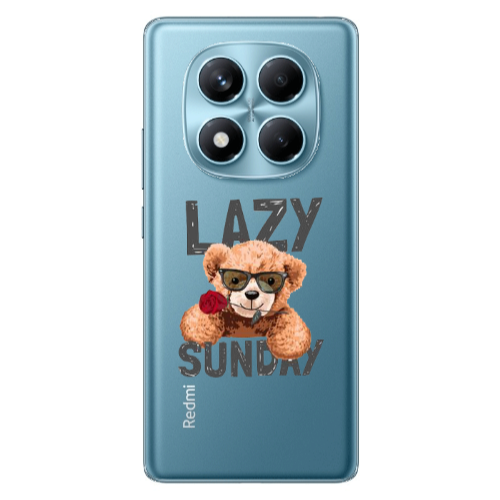 Xiaomi Redmi Note 14 Pro Lazy sunday Transparent Silicone TPU Θήκη