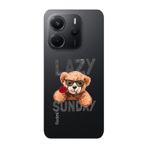 Xiaomi Redmi Note 14 Lazy sunday Transparent Silicone TPU Θήκη
