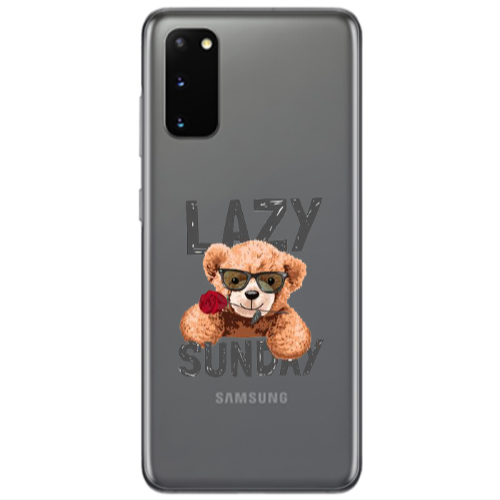 Samsung S20 Lazy sunday Transparent Silicone TPU Θήκη