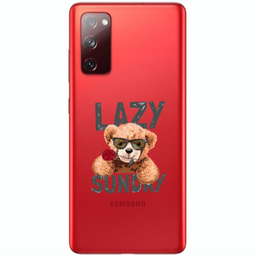 Samsung S20 FE Lazy sunday Transparent Silicone TPU Θήκη