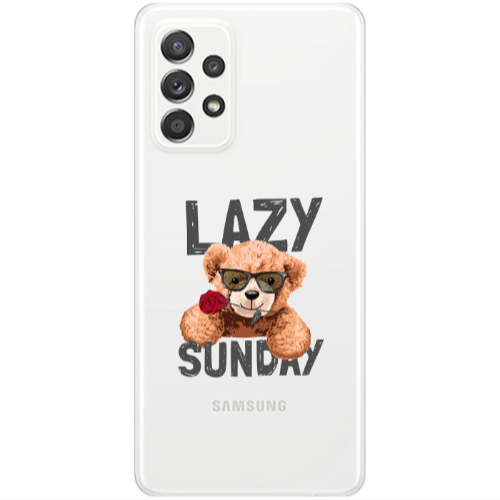 Samsung A33 Lazy sunday Transparent Silicone TPU Θήκη