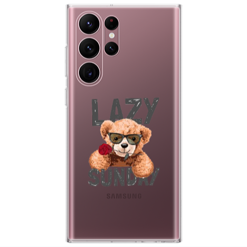 Samsung S22 Ultra Lazy sunday Transparent Silicone TPU Θήκη