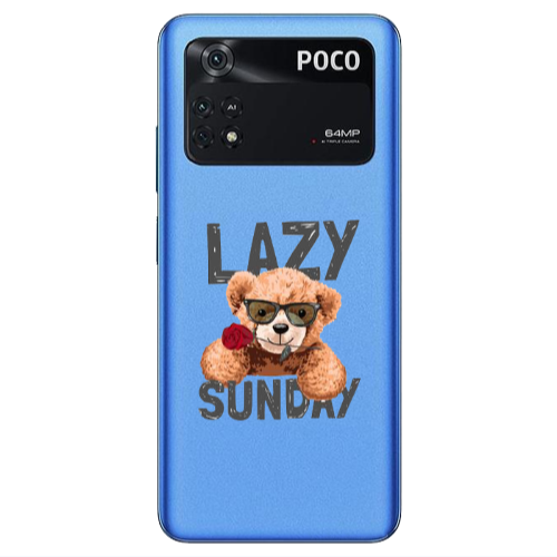 Xiaomi Poco M4 Pro 4G Lazy sunday Transparent Silicone TPU Θήκη