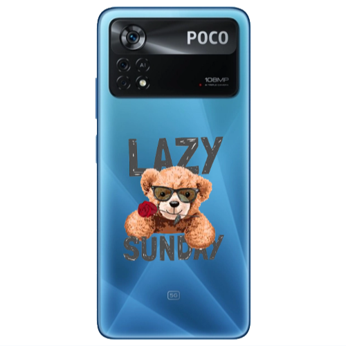 Xiaomi Poco X4 Pro Lazy sunday Transparent Silicone TPU Θήκη