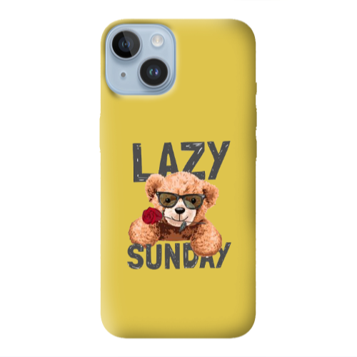 Apple iPhone 14 Plus Lazy sunday Yellow Colored Silicone TPU Θήκη