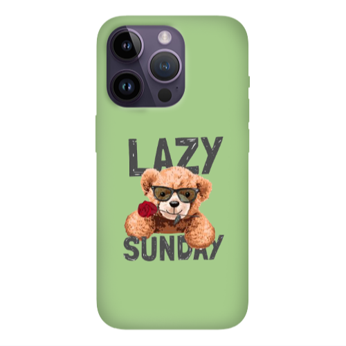 Apple iPhone 14 Pro Max Lazy sunday Light Green Colored Silicone TPU Θήκη