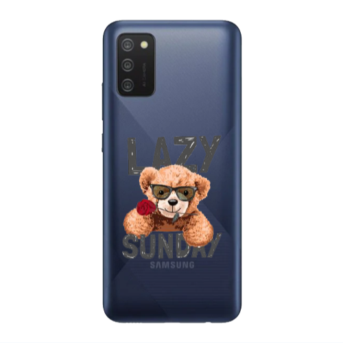 Samsung A03S Lazy sunday Transparent Silicone TPU Θήκη