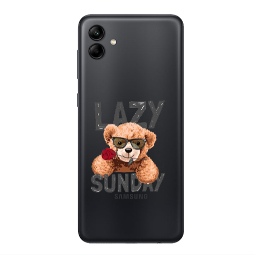 Samsung A04 Lazy sunday Transparent Silicone TPU Θήκη