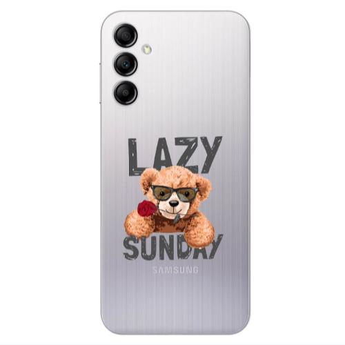 Samsung A14 5G Lazy sunday Transparent Silicone TPU Θήκη