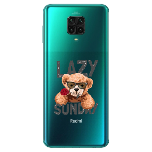 Xiaomi Redmi Note 9S Lazy sunday Transparent Silicone TPU Θήκη