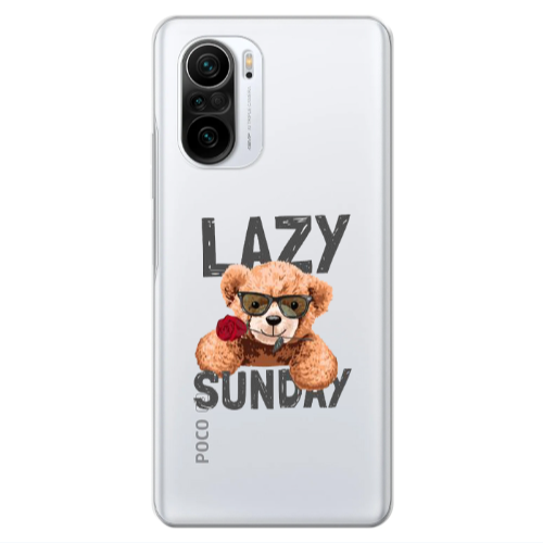 Xiaomi Poco F3 Lazy sunday Transparent Silicone TPU Θήκη