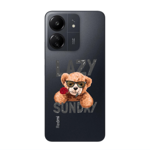 Xiaomi Redmi 13C Lazy sunday Transparent Silicone TPU Θήκη