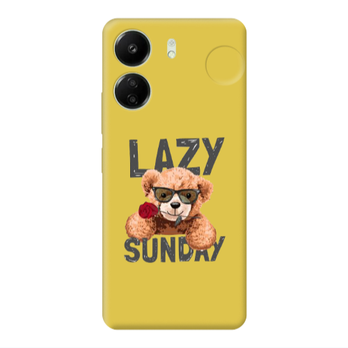 Xiaomi Redmi 13C Lazy sunday Yellow Colored Silicone TPU Θήκη