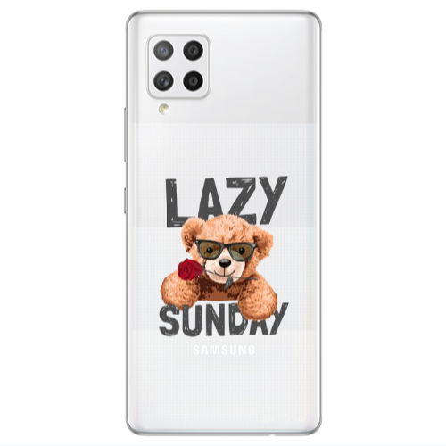 Samsung A42 5G Lazy sunday Transparent Silicone TPU Θήκη