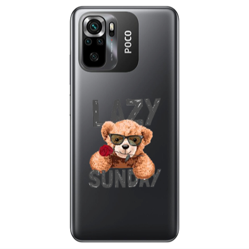 Xiaomi Poco M5 s Lazy sunday Transparent Silicone TPU Θήκη