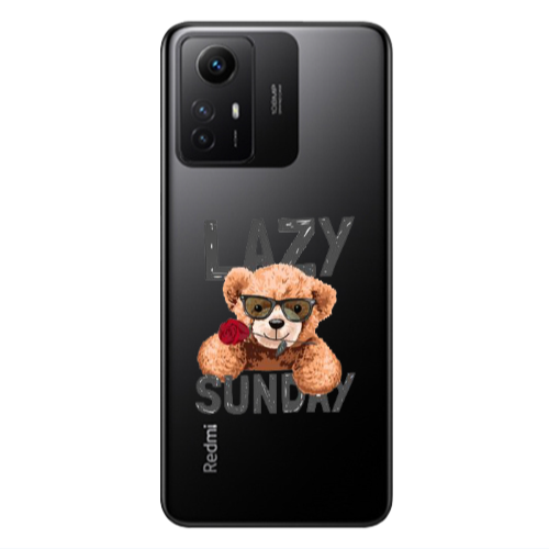 Xiaomi Redmi Note 12s Lazy sunday Transparent Silicone TPU Θήκη