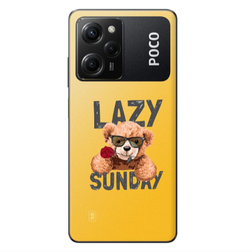 Xiaomi Poco X5 Pro Lazy sunday Transparent Silicone TPU Θήκη