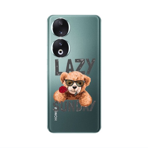 Honor 90 5G Lazy sunday Transparent Silicone TPU Θήκη