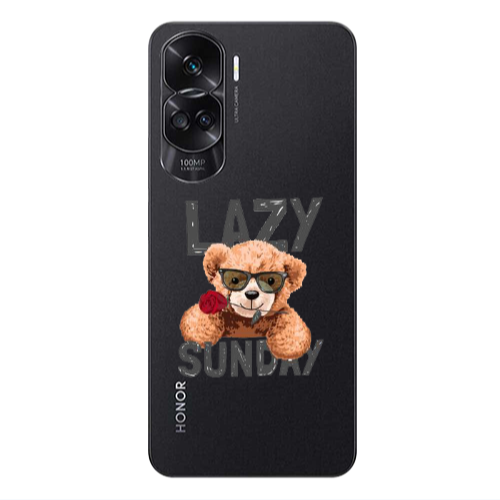 Honor 90 Lite 5G Lazy sunday Transparent Silicone TPU Θήκη