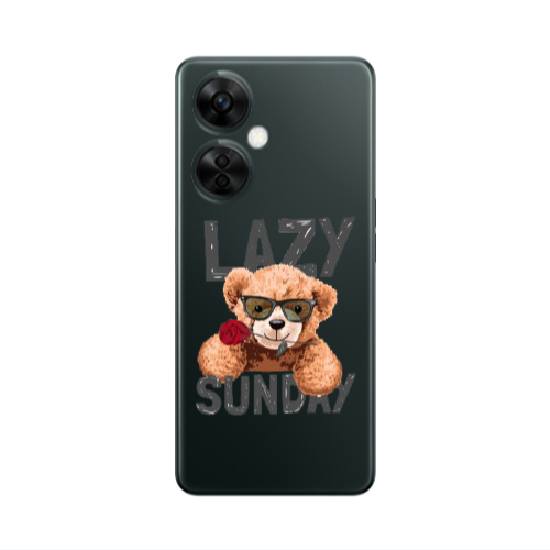Oneplus Nord CE 3 Lite 5G Lazy sunday Transparent Silicone TPU Θήκη