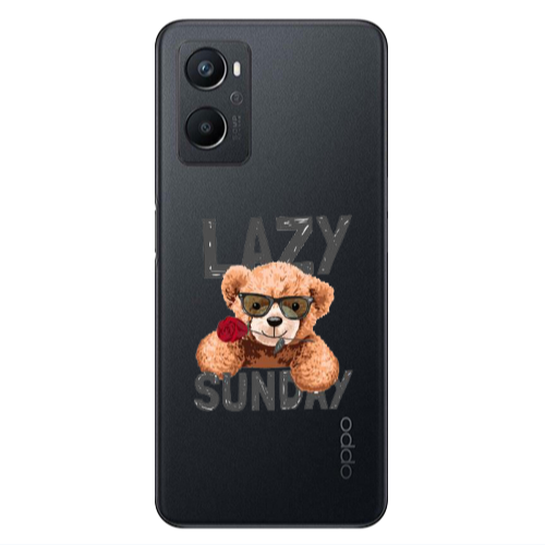 Oppo A 96 Lazy sunday Transparent Silicone TPU Θήκη