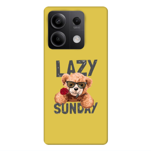 Xiaomi Redmi Note 13 5G Lazy sunday Yellow Colored Silicone TPU Θήκη