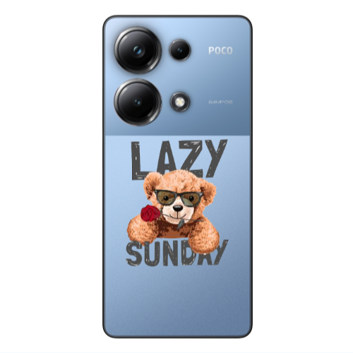 Xiaomi Poco M6 Pro 4G Lazy sunday Transparent Silicone TPU Θήκη