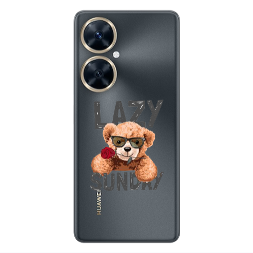 Huawei Nova 11i Lazy sunday Transparent Silicone TPU Θήκη