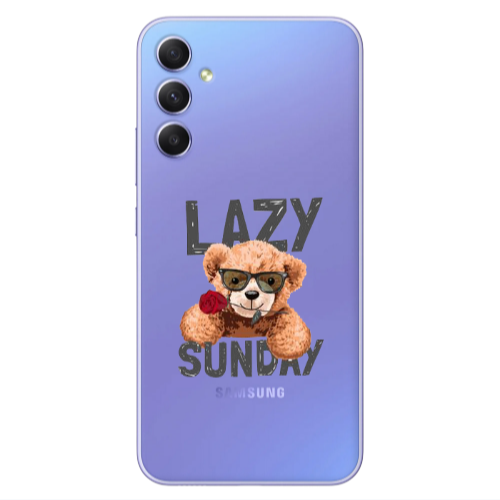 Samsung A16 Lazy sunday Transparent Silicone TPU Θήκη