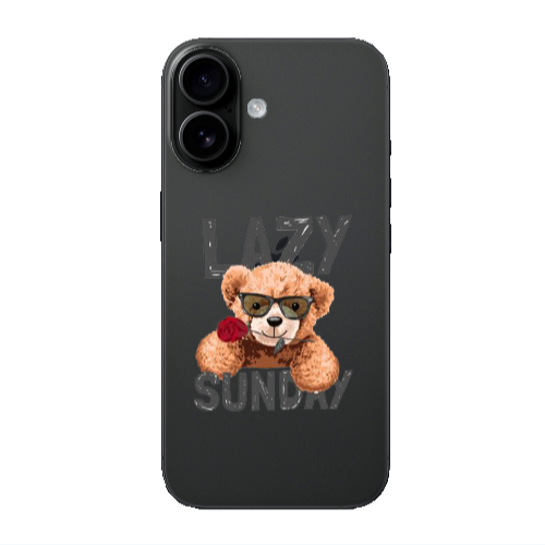 Apple Iphone 16 Lazy sunday Transparent Silicone TPU Θήκη