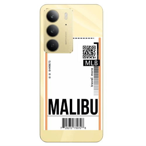 Realme C 75 Malibu Travel More Transparent Silicone TPU Θήκη