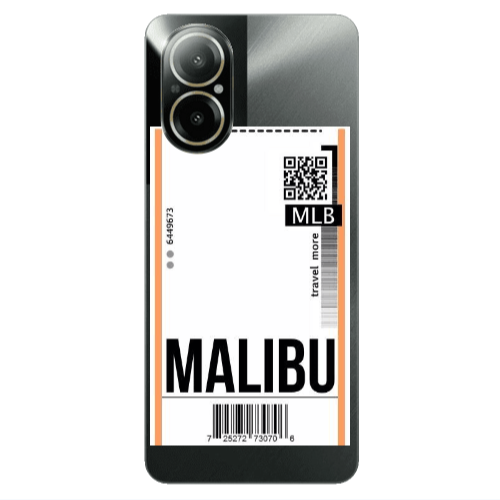 Realme C67 Malibu Travel More Transparent Silicone TPU Θήκη