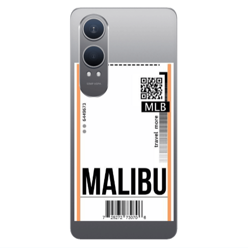 Oneplus Nord Ce 4 lite Malibu Travel More Transparent Silicone TPU Θήκη