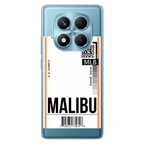 Xiaomi Redmi Note 14 Pro Malibu Travel More Transparent Silicone TPU Θήκη