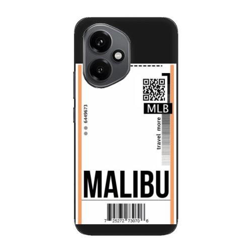 Honor Magic 400 Malibu Travel More Black Colored Silicone TPU Θήκη